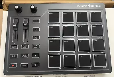 Donner MIDI Pad Beat Maker For Beginners With 16 Beat Pads STARRYPAD Controller • $50