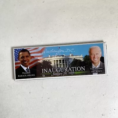 2009 Barack Obama Joe Biden Inauguration Magnet • $8.99