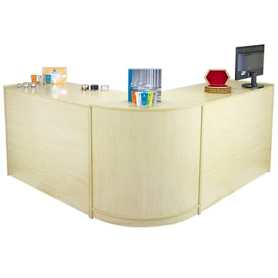 £499.99 • Buy Retail Counters Shop Display Storage Cabinet Glass Showcase Maple Shelves Zodiac