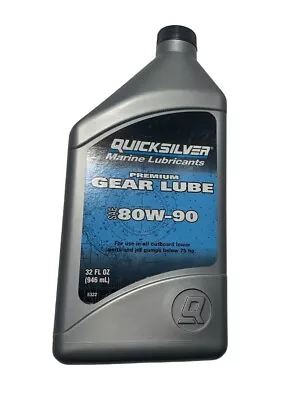 QuickSilver Marine Lubricant Premium Gear Lube SAE 80W-90 32 Oz.  • $20.95