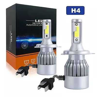 2pcs H4 9003 LED Headlight Kit High Low Beam Bulbs 6000K Super Bright White • $16.97