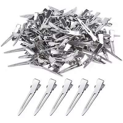 £4.11 • Buy Pack Of 24 Hair Curl Clips Metal Hairpin Hair Bow Great Pin Hair Salon DIY Craft