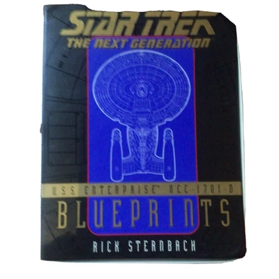 £20 • Buy Star Trek The Next Generation Blueprints USS Enterprise Ncc-1701-d Sternbach