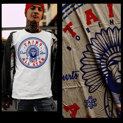 Puerto Rico T-shirt Puerto Rican Flag Boricua Taino Native S Bronx White Tee  • $19.99