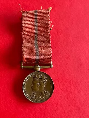 Miniature Edward VII Coronation Medal 1902 – Metropolitan Police Version • £14.99