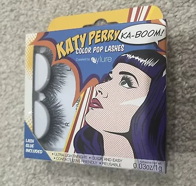 Katy Perry Blue Colour Pop Reusable Party Eyelashes Very Rare • £18