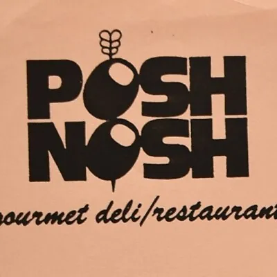 1980s Posh Nosh Restaurant Deli Menu Newton Langhorne Dresher PA Marlton NJ • $27.50