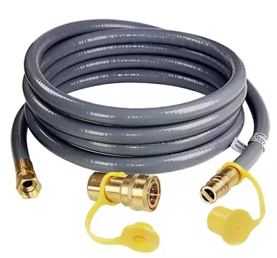 Universal 10 FT Natural Gas Hose W/1/2  Quick Disconnect (FO-2) • $27.99