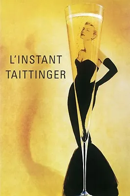 Taittinger Champagne Bar Liquor Vintage Poster Repro FREE S/H In USA • $28.64