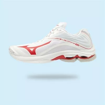 Mizuno Wave Lightning Z6 Women’s Volleyball Shoes White Red Size 10 NEW • $70