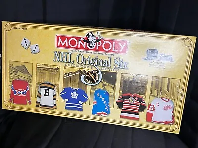 Monopoly NHL Original Six  Collectors Edition Game 2001 Collectible Pewter Token • $20