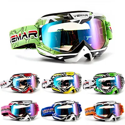 Polarized Sport Motorcycle Motocross Goggles ATV Racing Goggles Dirt Bike • $13.99