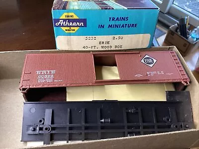 HO Athearn  5232  ERIE  40' Wood Boxcar  60592 NIB • $12.50