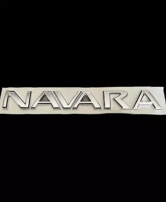 For NAVARA Emblem Tailgate Badge Logo Trim  Nissan Navara D40 2005-14 Single Pc • $26