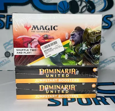 3x Box Dominaria United Jumpstart Booster Box Magic The Gathering MTG Half Case • $129.99