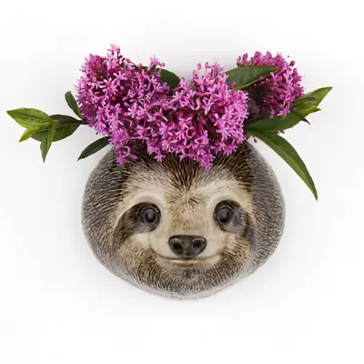 £29.50 • Buy Quail Ceramics.  A  Wall Flower Vase - Sloth  