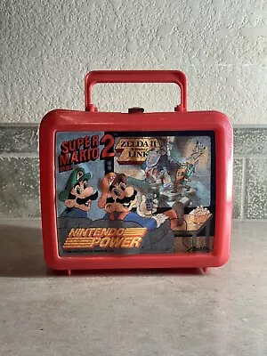 1989 NINTENDO POWER SUPER MARIO BROS 2 ZELDA II LINK LUNCH BOX (No Thermos) • $24.99