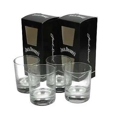 2 X 2 Jack Daniel's NEW Round Glasses Tumbler Whisky Pair JD  • £12.99