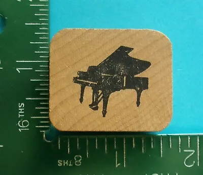 GRAND PIANO Music Instrument Rubber Stamp • $2