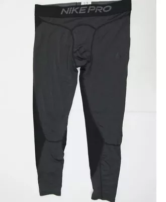 Nike Pro Dri-Fit Compression Pants Men's Dark Gray/Black Used XL • $28.14