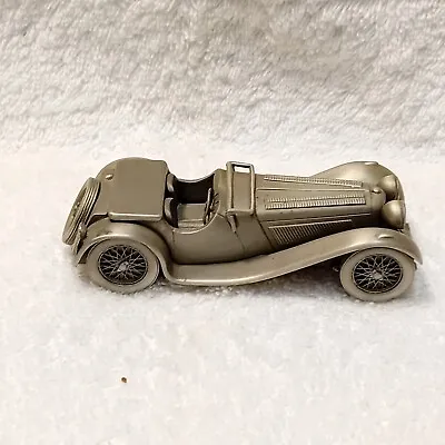 1939 SS100 3.5 Litre Jaguar Car Model - Danbury Mint Pewter 1:43 Scale • £14.95