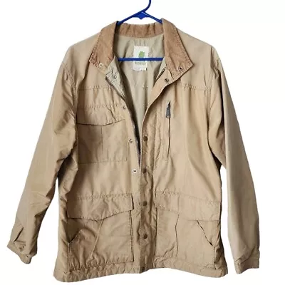 SIERRA DESIGN X VINTAGE Nylon Packable Workwear Jacket In Tan Size L • $59