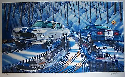 2007 Shelby Mustang Gt500kr Art 1967 1968 428 Cobra Jet 2008 5.4 Ford Man Irvine • $145