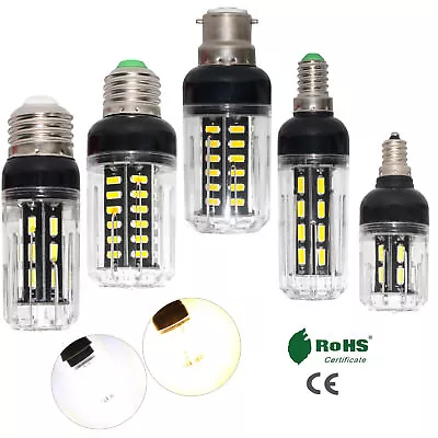 LED Corn Light Bulbs E26 E27 E12 E14 B22 9W 12W 15W 24W 7030 SMD 110V 220V Lamp • $2.37