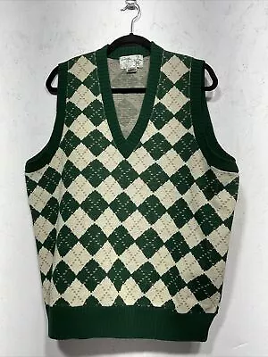 The Knicker Co Sweater Vest Golf Vintage Men’s Size Extra Large Made In USA 🇺🇸 • $25