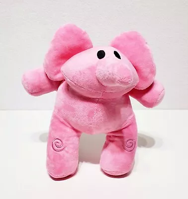 Pocoyo Elly Pink Elephant Soft Plush Stuffed Animal Toy NO BACKPACK 9  EUC • $11.99