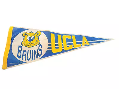 VINTAGE UCLA Bruins Football Pennant! WOW! 12x30 Throwback Logo • $23