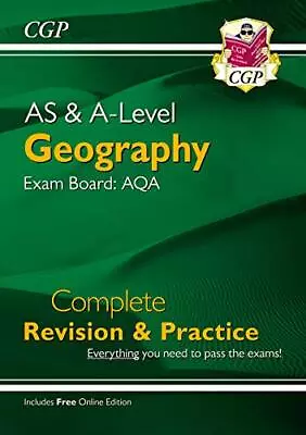 New AS And A-Level Geography: AQA Complete Revision & Practice (... By CGP Books • £4.34