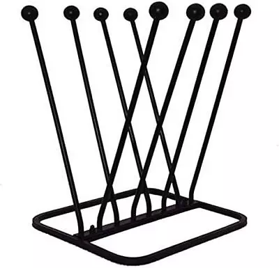 Modern Two-Tier Boot Stand Steel Shoe Rack Wellington Storage 2/4 Pairs NEW • £18.99