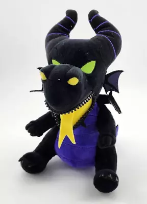 Quantum Mechanix Disney Maleficent Dragon Zipper Mouth Zippermouth Plush 10 Inch • $21.24