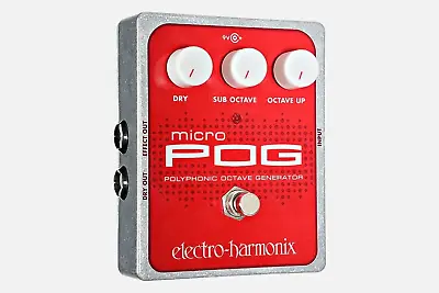 Electro-Harmonix EHX Micro Pog Polyphonic Octave Generator Effects Pedal • $244.90