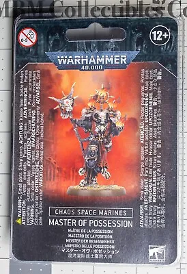 Warhammer 40k Chaos Space Marine Black Legion Word Bearers MASTER OF POSSESION • $144.50
