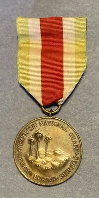 1916–17 Wisconsin State Mexican Border Service Medal With Ribbon Excellent • $67