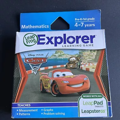 Leap Pad Explorer Game Cartridge Disney Pixar Cars 2 BNIB • £10
