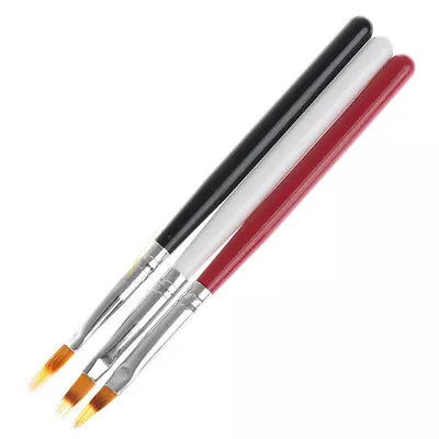 Nylon Nail Art Brush Gradient Draw Polish Painting UV Gel Liner Pen Manicure F • $5.44