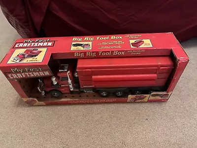 My First Craftsman Big Rig Toolbox • $25