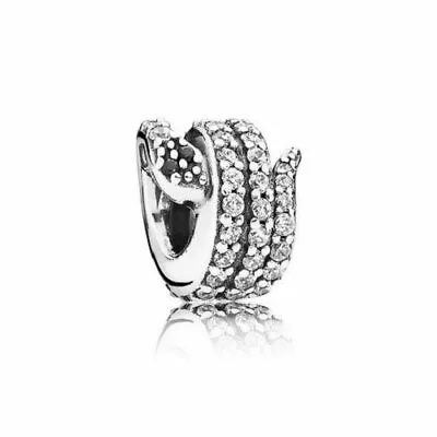 $65.96 • Buy Authentic Pandora Sparkling Snake Charm # 791539CZ RETIRED