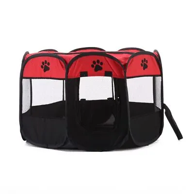 Pet Puppy Playpen Kennel House Foldable Portable Dog Cat Rabbit Tent 91cm X 58cm • $59.99