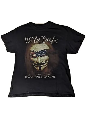 Vintage T Shirt V For Vendetta We The People See The Truth • $15.99