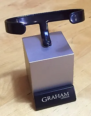 $48.78 • Buy GRAHAM London Display Watch Stand Chronofighter Swordfish Silverstone Original /