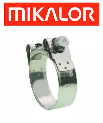 Fits Kawasaki ZX6R 636 C Ninja 2005 Mikalor Stainless Exhaust Clamp EXC555 • £8.95