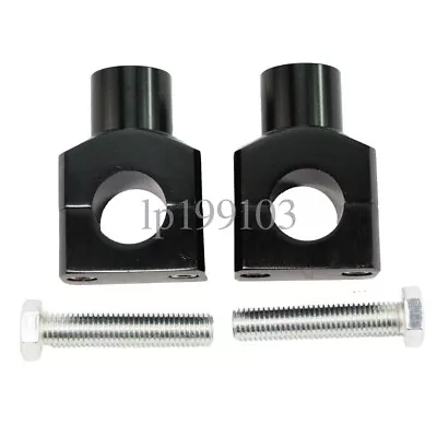 2  Black Handlebar Risers For Honda Shadow VT1100 VT750 VT600 VTX1300 1800 • $31.84