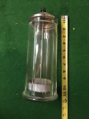 Vintage Clear Glass Straw Dispenser Comb Holder Soda Shop Barber Shop • $11.16