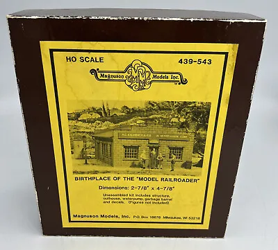 Magnuson Models 439-543 Birthplace Of Model Railroader HO Model Kit Unassembled • $24.95