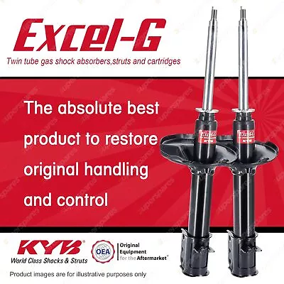 2x Rear KYB Excel-G Strut Shock Absorbers For Mazda 626 GD F2 MX-6 GD FWD 87-91 • $391.35