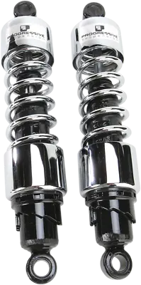 Prog 412 Rear Shock Damper 12in Chrome Heavy Duty Honda VTX1300S 03-08 • $327.70